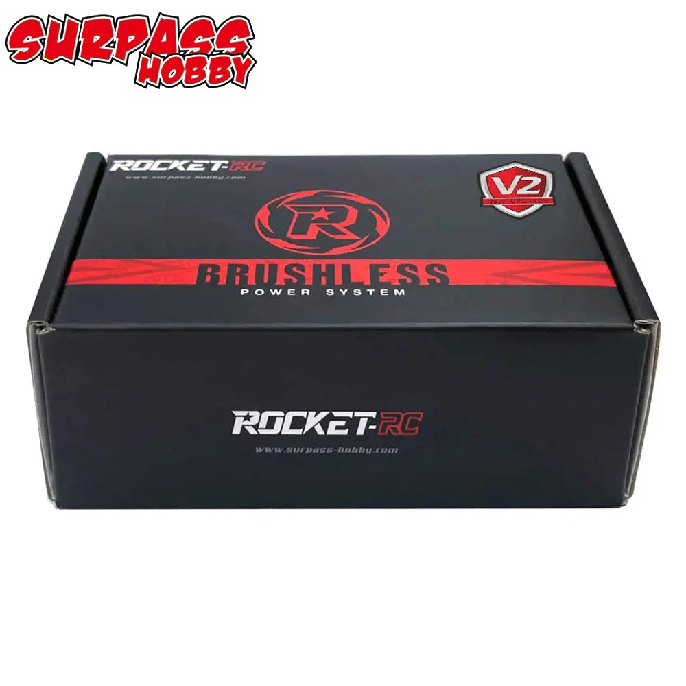 Surpass Hobby Surpasshobby Rocket V2 Supersonic 50A 60A 90A 110A 2-3S Waterproof Brushless ESC 5.8V/5A BEC For 1:10 RC Car Truck