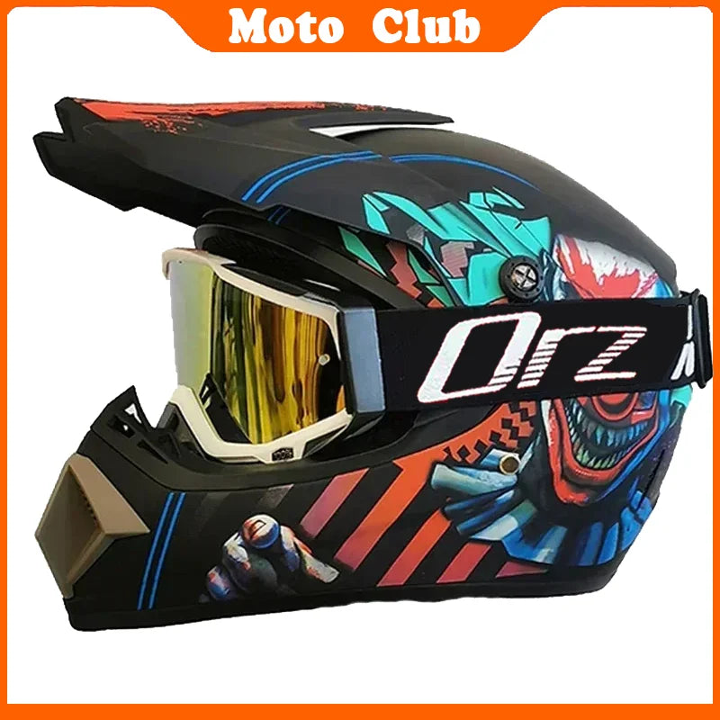 Motorcycle Helmet Professional Motocross Off Road Gift Goggles protective Helm Children Off-road Casque Capacete De Motocicleta