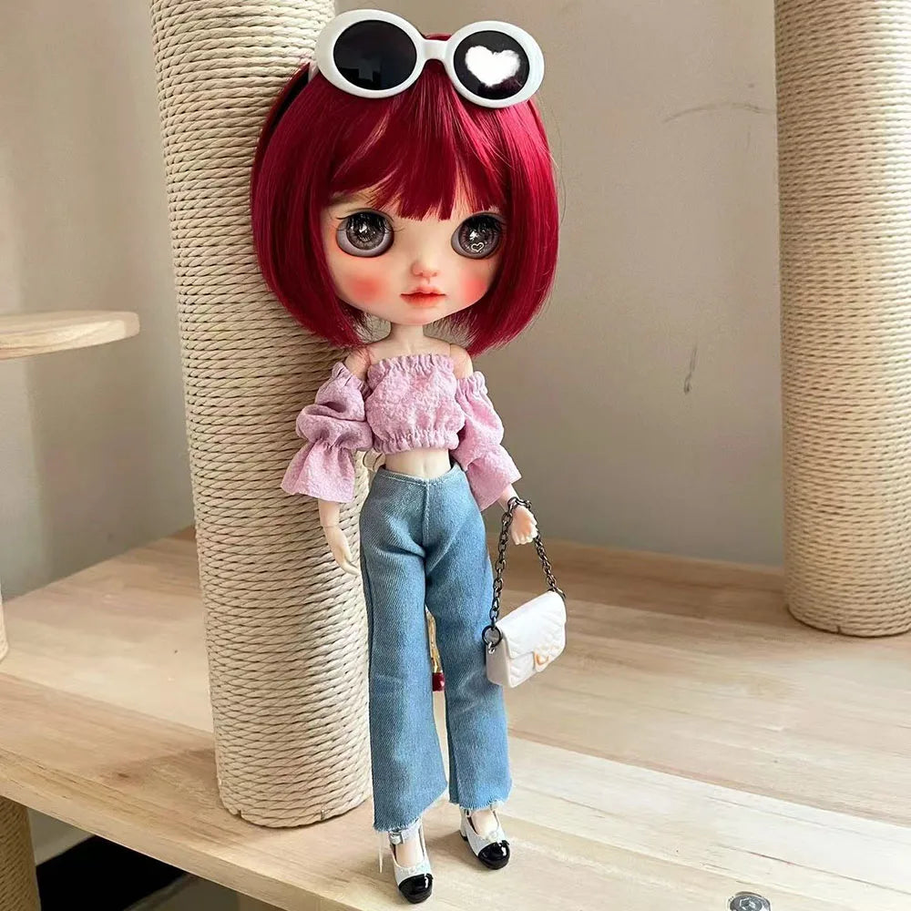 Super Cute 1/6 Blythe Doll Clothes Replace Clothes Blythe Doll Outfit Accessories No Socks