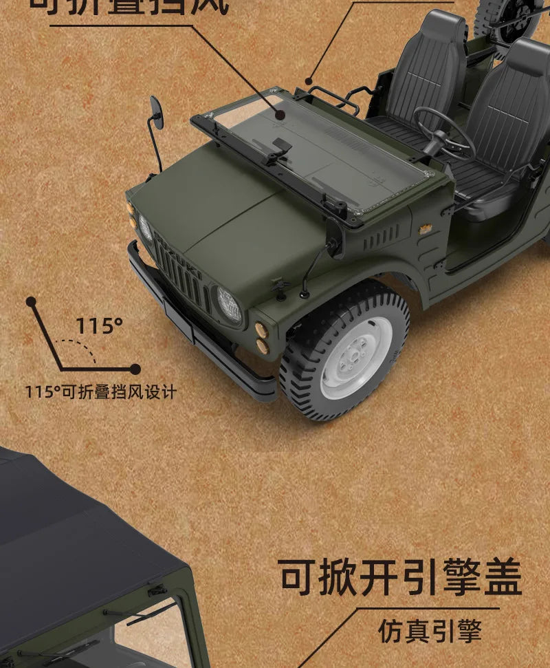 New WPL C84 RC Car 1/10 Jimny Remote Control Off-Road Car 4WD 2.4G Climbing Truck For Kids Adults Gifts Toys