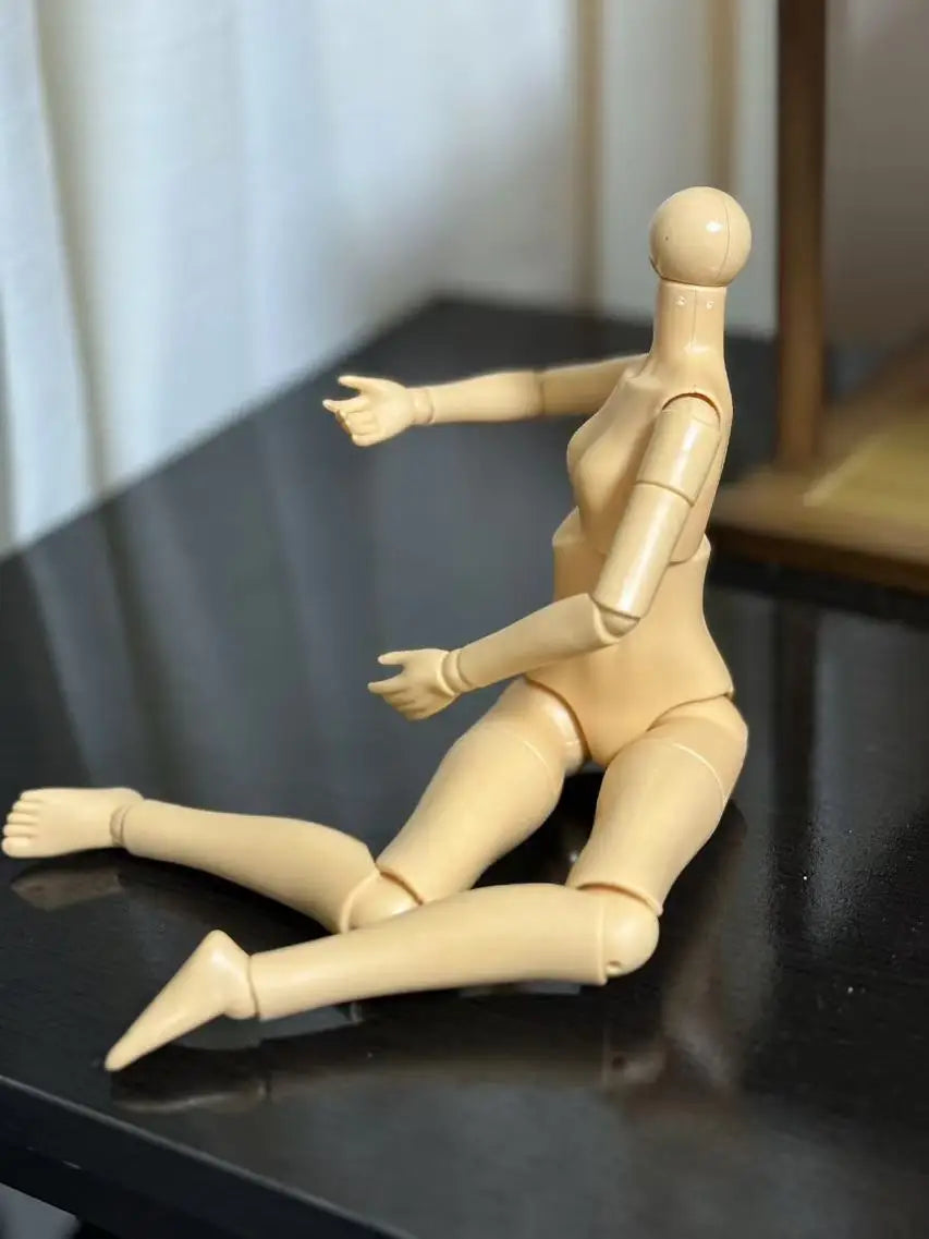 30cm Handmade Makeup Doll Head 1/6 BJD Doll Handmade DIY Sweet Girl Toy Birthday Surprise Christmas Gift