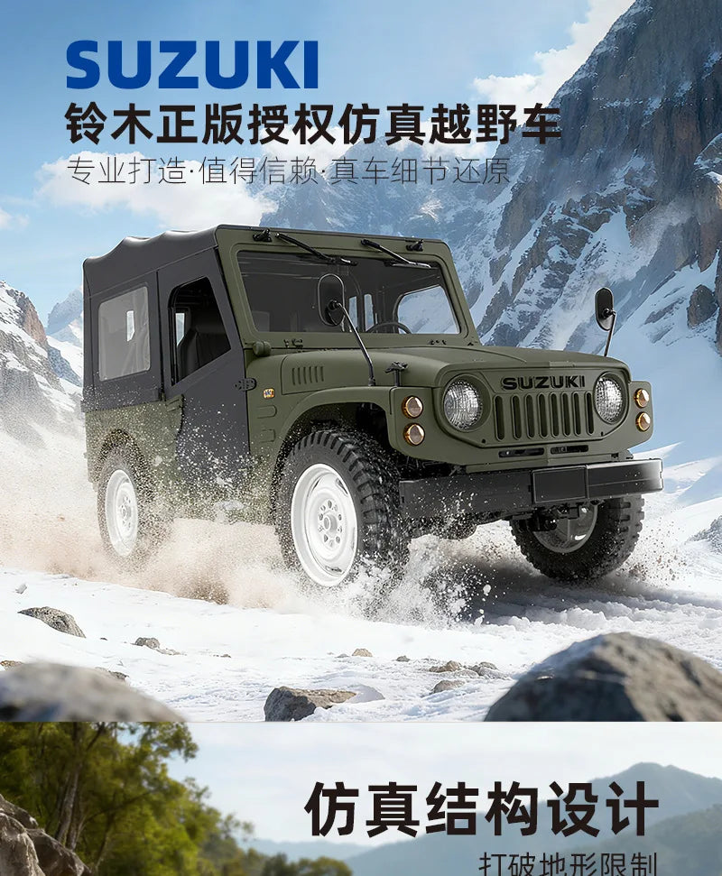 New WPL C84 RC Car 1/10 Jimny Remote Control Off-Road Car 4WD 2.4G Climbing Truck For Kids Adults Gifts Toys