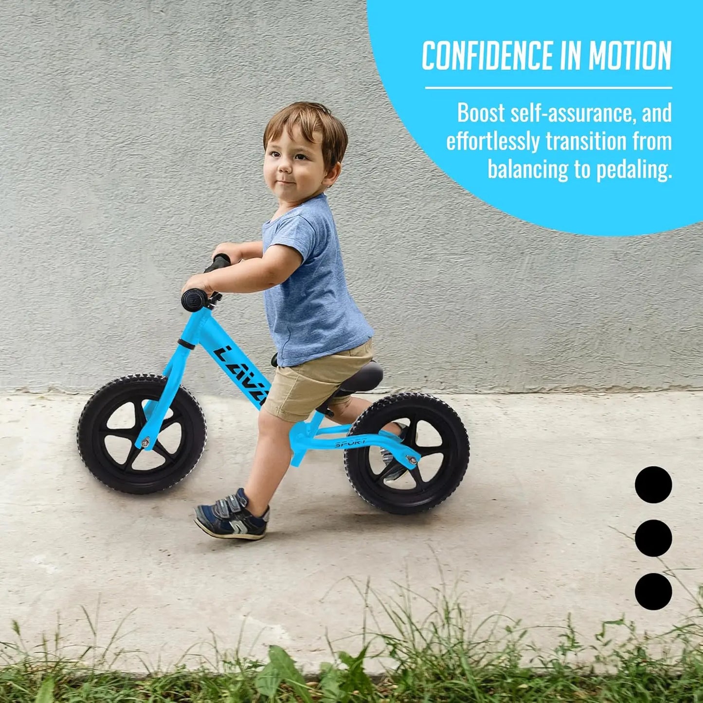 Balance Bike - Lightweight Aluminium Toddler Bike for 2, 3, 4, and 5 Year Old Boys and Girls - No Pedal Bikes for Kids with Adju