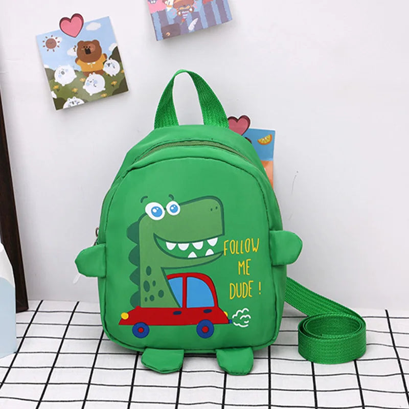 1 PCS Kids Cartoon Mini Dinosaur Backpack Anti Lost Bag Kindergarten School Bag Backpack