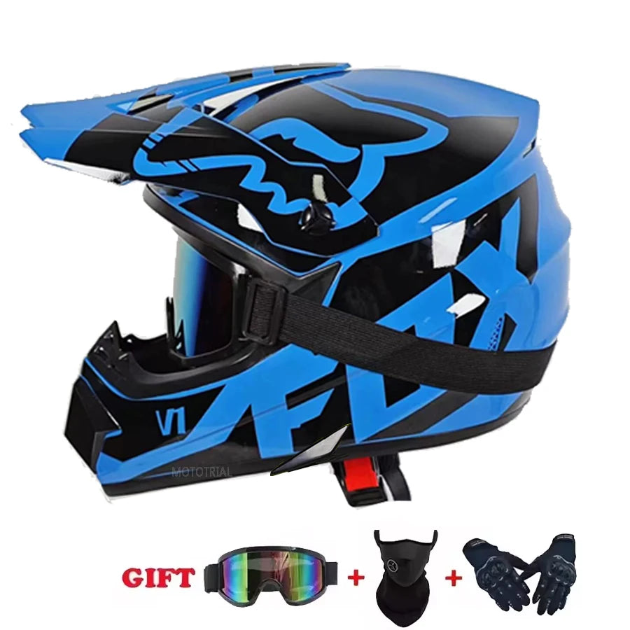 Motorcycle Helmet Youth Kids Child Full Helmet Children Helmets Motocross Casco Moto children Off-road Safety Protection DOT