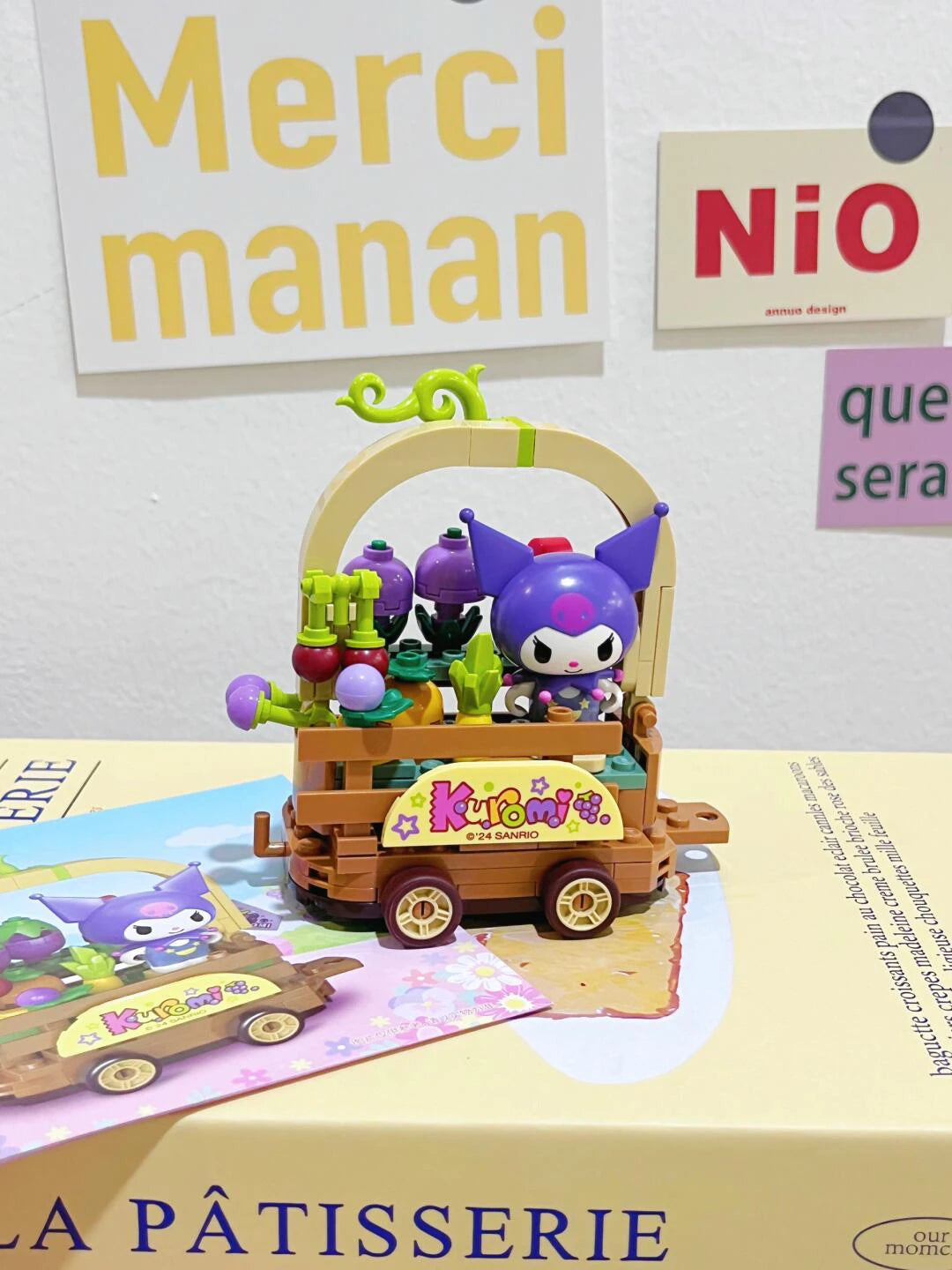 Sanrio Toy Building Blocks Hello Kitty Figurine Kuromi Melody Figure Toy Collection Dolls For Kids Christmas Gifts Toy