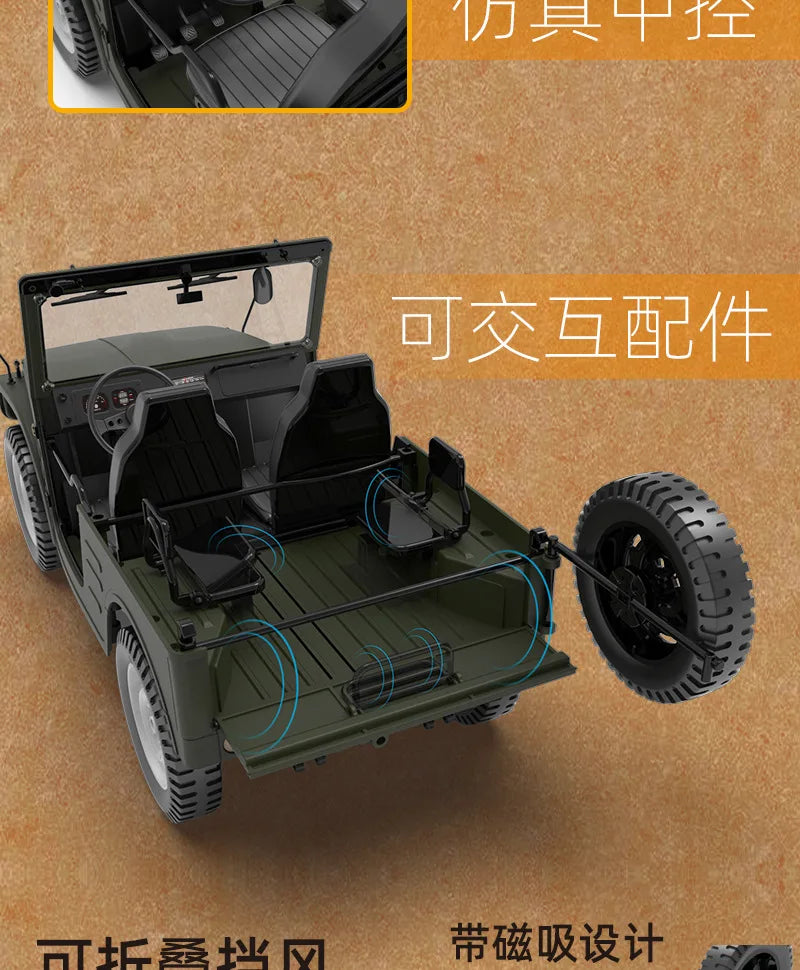 New WPL C84 RC Car 1/10 Jimny Remote Control Off-Road Car 4WD 2.4G Climbing Truck For Kids Adults Gifts Toys