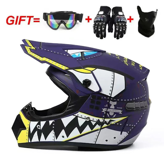 Professional Lightweight Off-road Motorcycle  Helmet Racing Bike Children  Off-road Vehicle Downhill Cross Helmet Motocross