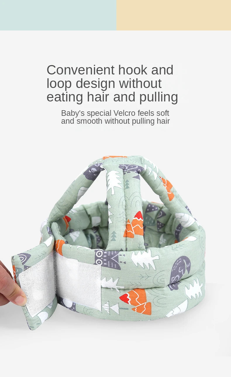Soft Comfortable Head Security & Protection Adjustable Hats Baby Toddler Cap Anti-collision Protective Hat Baby Safety Helmet