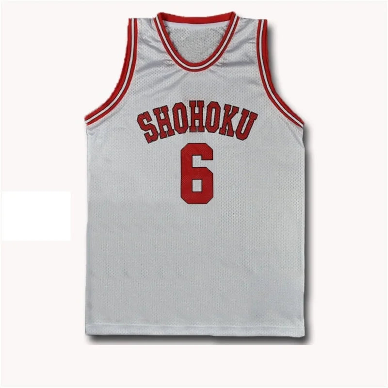 Shohoku School Basketball Team Jersey Anime Sakuragi Hanamichi Rukawa Cosplay Slam Dunk Jersey QUICKY DRYING Sportswear Package