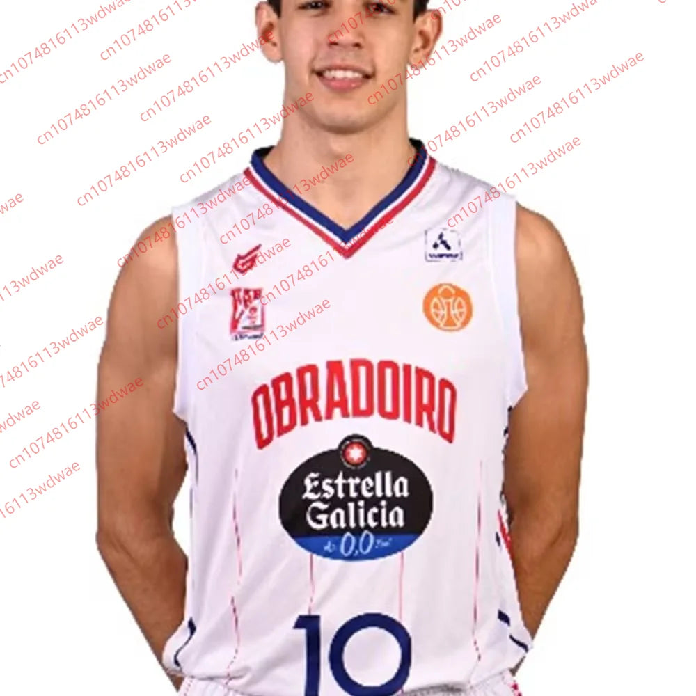 Spain Basketball League 26 Jersey Men Sports Vest Obradoiro basketball Jersey Kit Obradoiro basketball Vest KID Jersey Kit