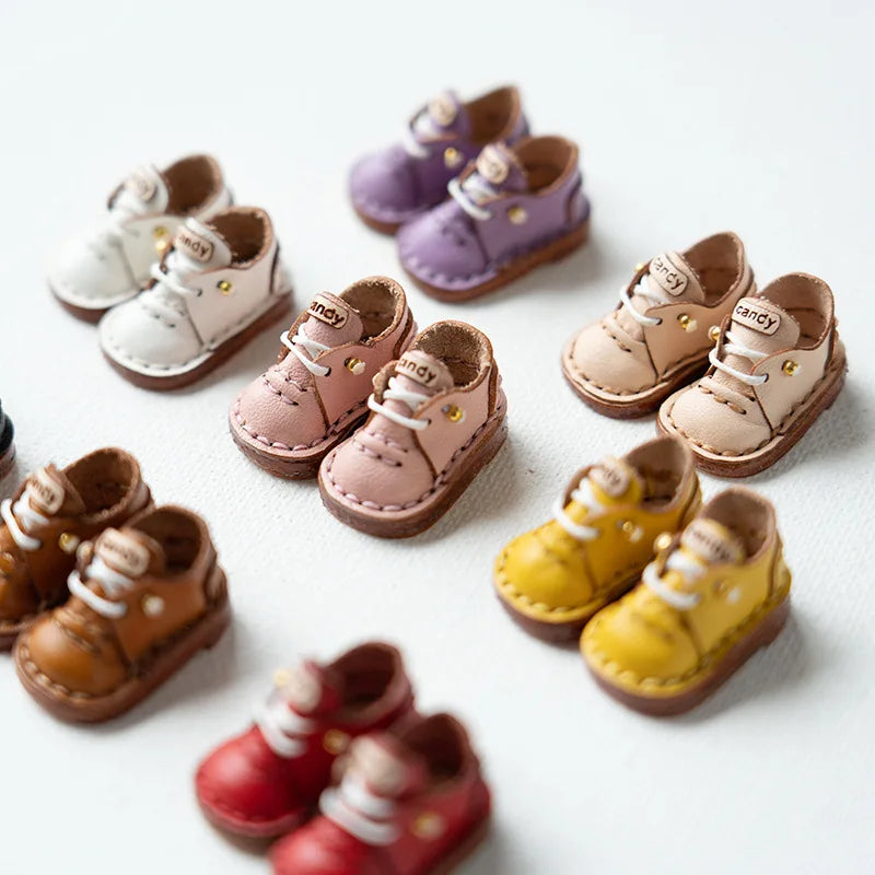 New Fashion Blyth Cute Leather Shoes Blyth Doll Mary Jane Casual Shoes 3* 1.8cm for Ob24 Ob22 Licca Azones Toy Doll Accessories