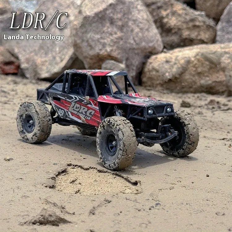 LDRC LD18499 1:18 4x4 4WD RC Car Remote Control Climbing Toy Vehicle Model for Boys Gift Off-Road Capable Scale Toy Car