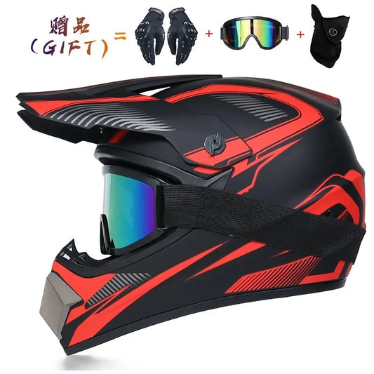 Send 3 pieces  motorcycle helmet children off-road helmet bike downhill AM DH cross helmet capacete motocross casco capacitance