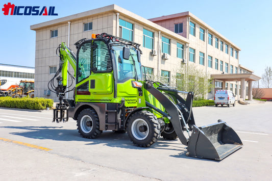 Small Multifunctional Customizable Loader Excavator Backhoe Loader Busy Two-End Operation