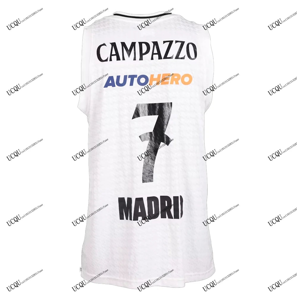 2025-26 Sergio Llull #23/7/11/22 Basketball Jersey 3D Printed T-Shirt Spain Match Kit White Home Adult KIDS Casual Sports Vest