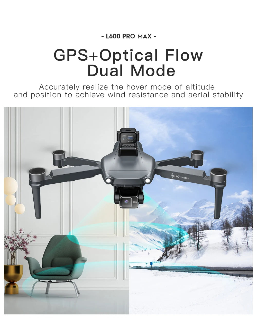 L600 Pro MAX 4K Professional Drone With Camera HD 3-Axis Gimbal GPS Dron 360° Obstacle Avoidance 5G WIFI RC Quadcopter Toys