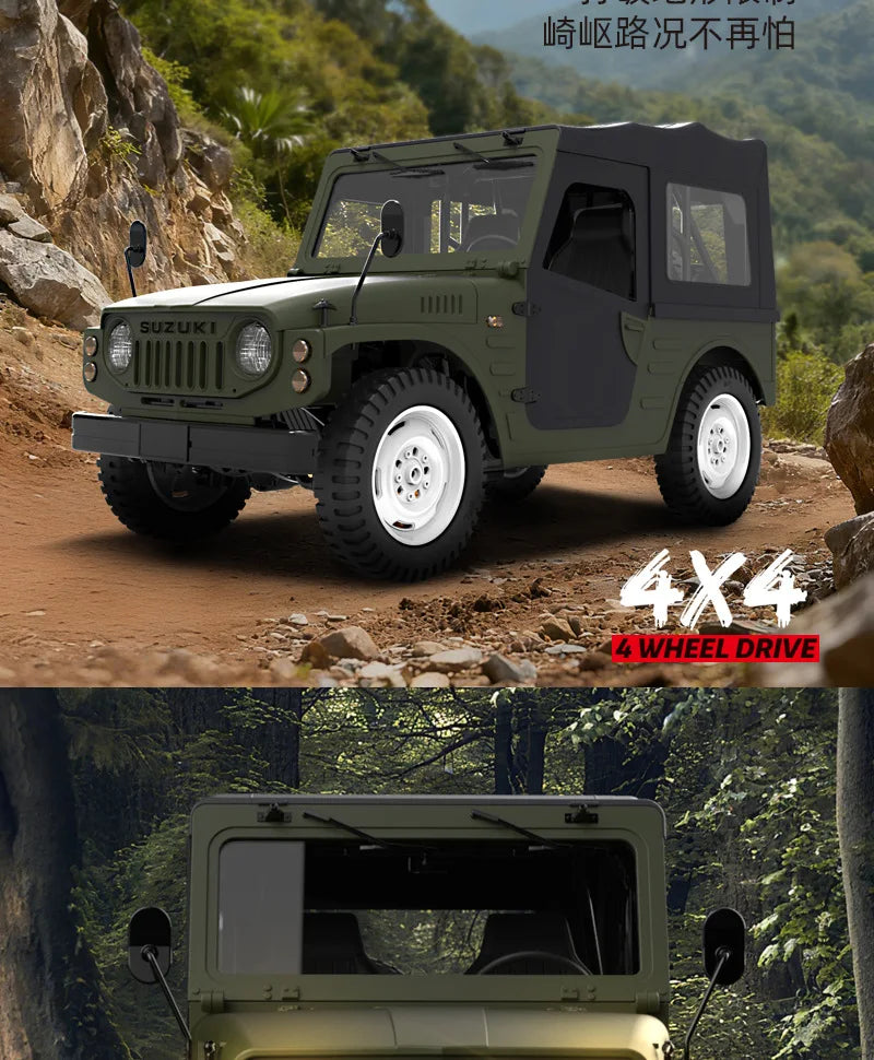 New WPL C84 RC Car 1/10 Jimny Remote Control Off-Road Car 4WD 2.4G Climbing Truck For Kids Adults Gifts Toys