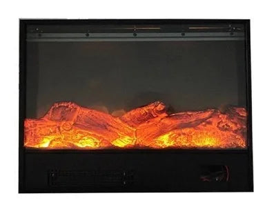 Modern Electric Fireplace LED Flame Heater 1500W Remote Control Steel Material for Household Hotel Use English Operating