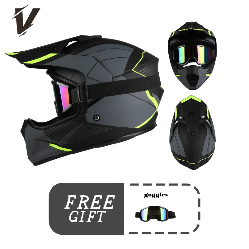 Motocross Helmet Motocross Bicycle Downhill Capacete AM DH ATV Cross Helmet Child Motorcycle Helmet Unisex