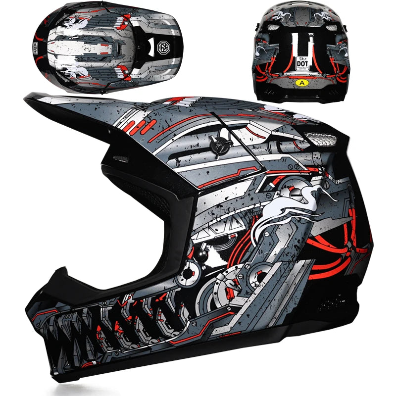 Motorcycle Helmet Professional Motocross Off Road Helm Children Off-road Casque Capacete De Motocicleta