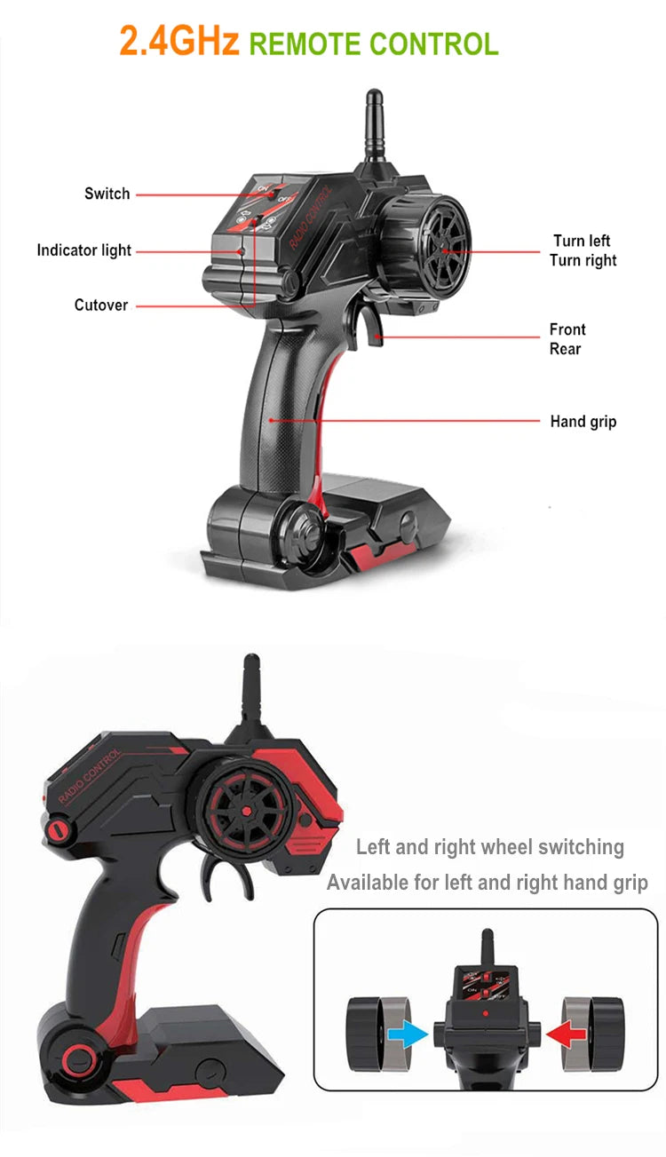 JTY Toys Bigfoot RC Truck 36km/h High-Speed Remote Control Climbing Car Off-Road Trucks Radio RC Crawler Cars For Kids Adults
