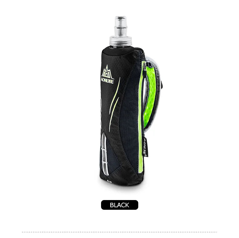 AONIJIE E908 Running Hand-held Water Bottle Kettle Holder Wrist Storage Bag Hydration Pack Hydra Fuel Soft Flask Marathon Race