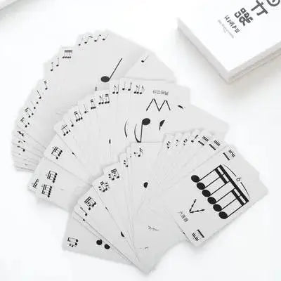1 Box Education Flashcards Rhythm Practice Cards Music Theory Learning Game Music Teaching Props Sturdy Paper Note Cards