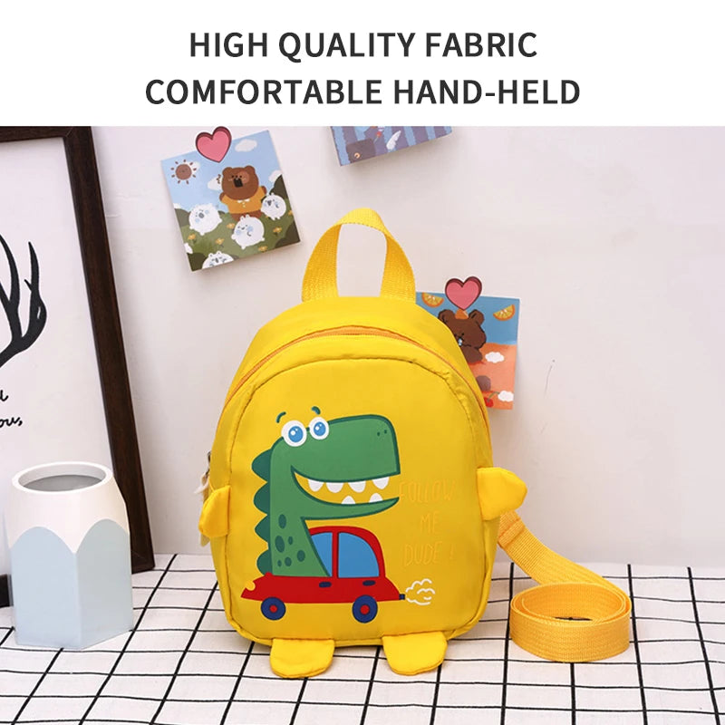 1 PCS Kids Cartoon Mini Dinosaur Backpack Anti Lost Bag Kindergarten School Bag Backpack