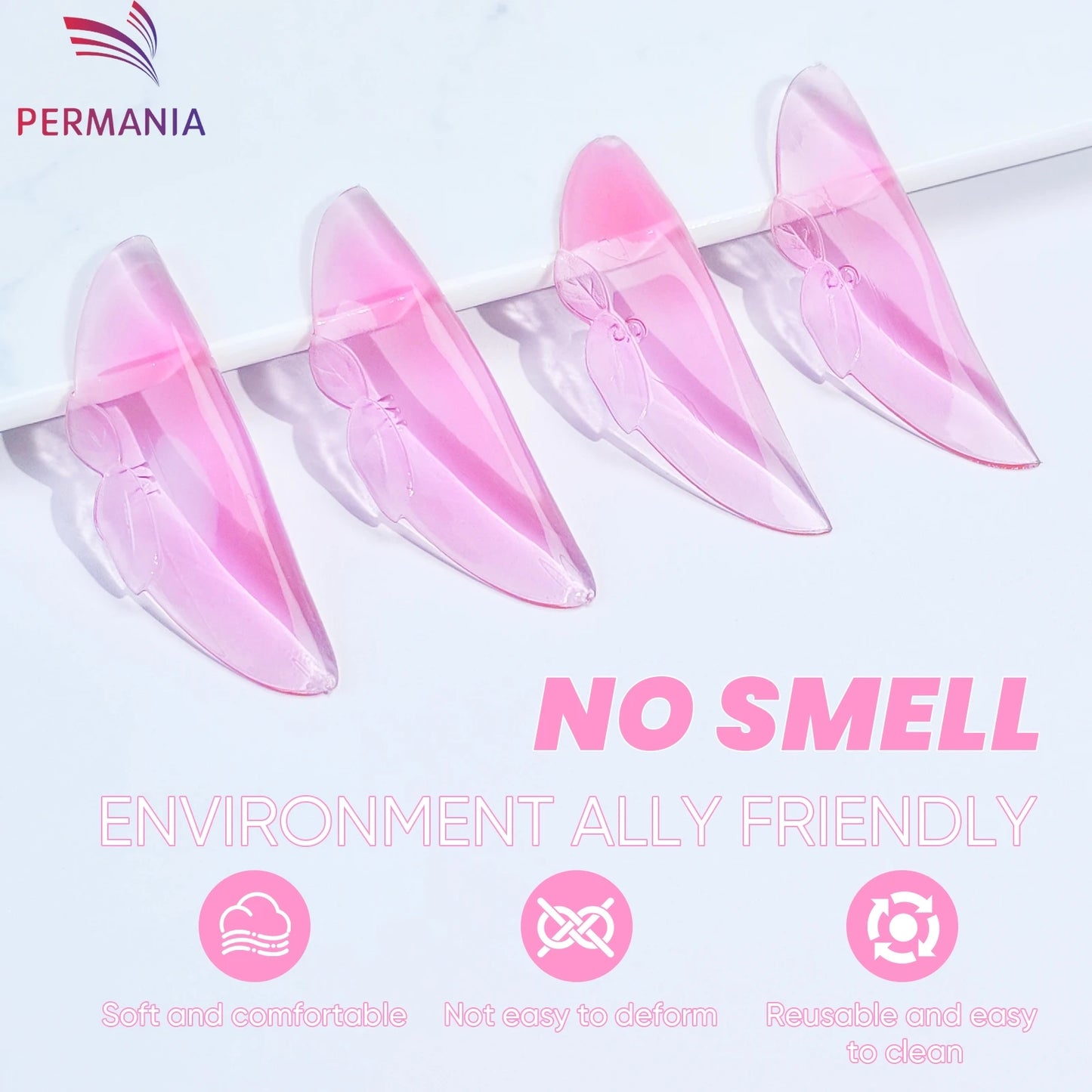 PERMANIA NEW L Curl Silicone Eyelash Perm Pads Lashes Rods Shield Lifting 3D Eyelash Curler Accessories Applicator Makeup Tool