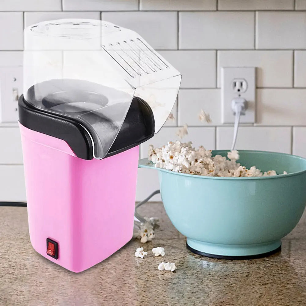 1200W Popcorn Machine High Popping Rate Hot Air Popcorn Popper Fast Electric Hot Air Popcorn Maker for Home