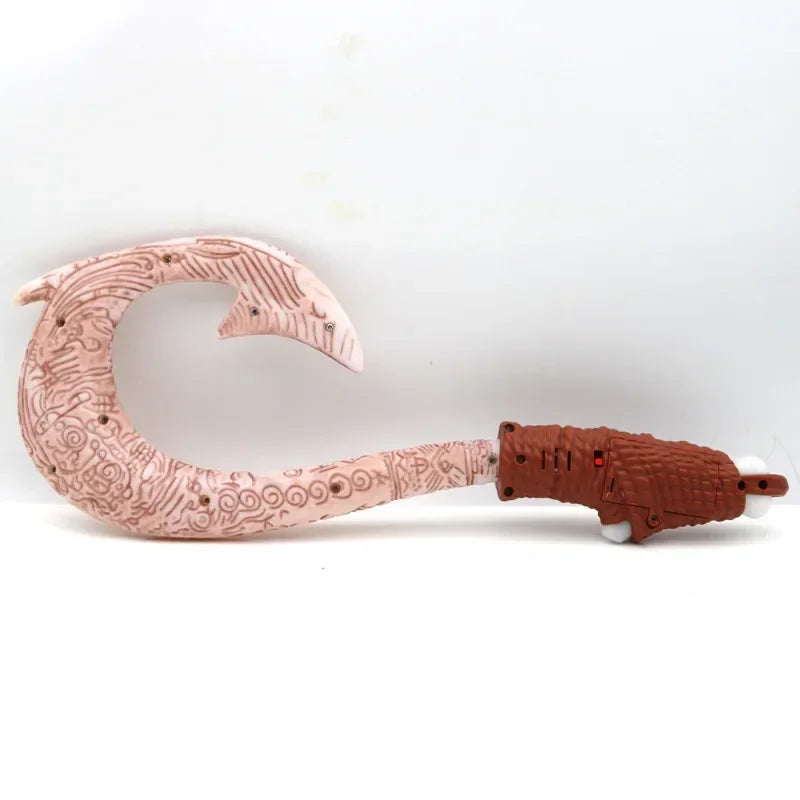 Moana Fish Hook Knife Cosplay Maui Children Cosplay Maui Fish Hook Knife Prop Cartoon Christmas Gift Toy Kid