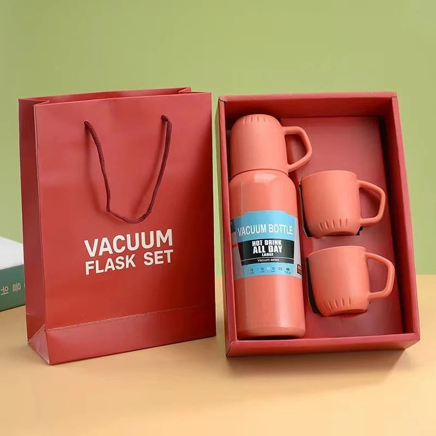 3pcs set of stainless steel insulated cup, party gift box, water cup, insulated/chilled cup