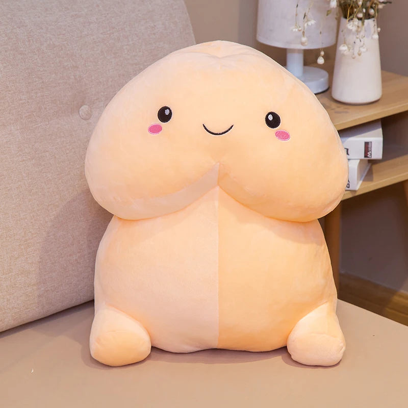 1pc 50CM Cute Penis Plush Toy Pillow Sexy Soft Toy Stuffed Funny Cushion Simulation Lovely Christmas Gift for Girlfriend Lover