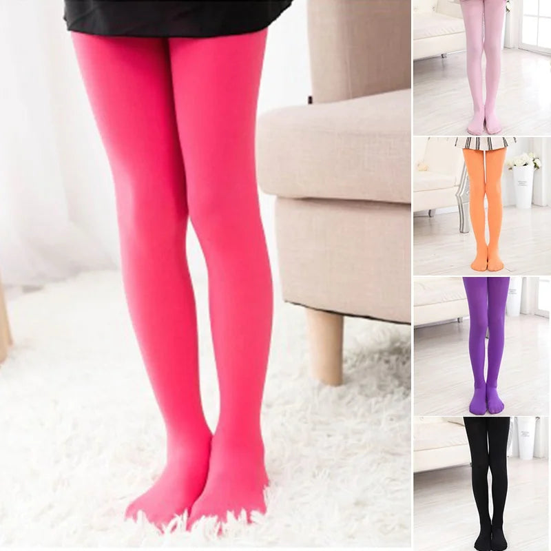 Ballet Dance Tight Halloween Girls Footed Tights Soft Girls Stockings Good Elasticity School Uniform Tights Tights for Girls