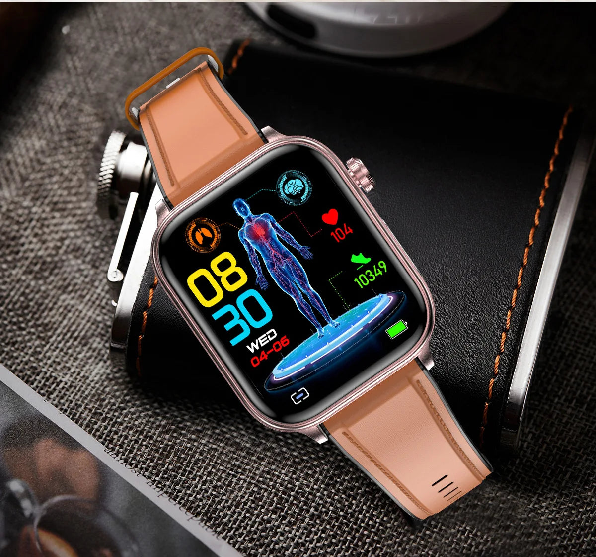 2025New ECG+PPG AI Health Diagnose Smart Watch Men Women Clock Blood Lipid BP Uric Acid Heart rate Tracker For Xiaomi Smartwatch