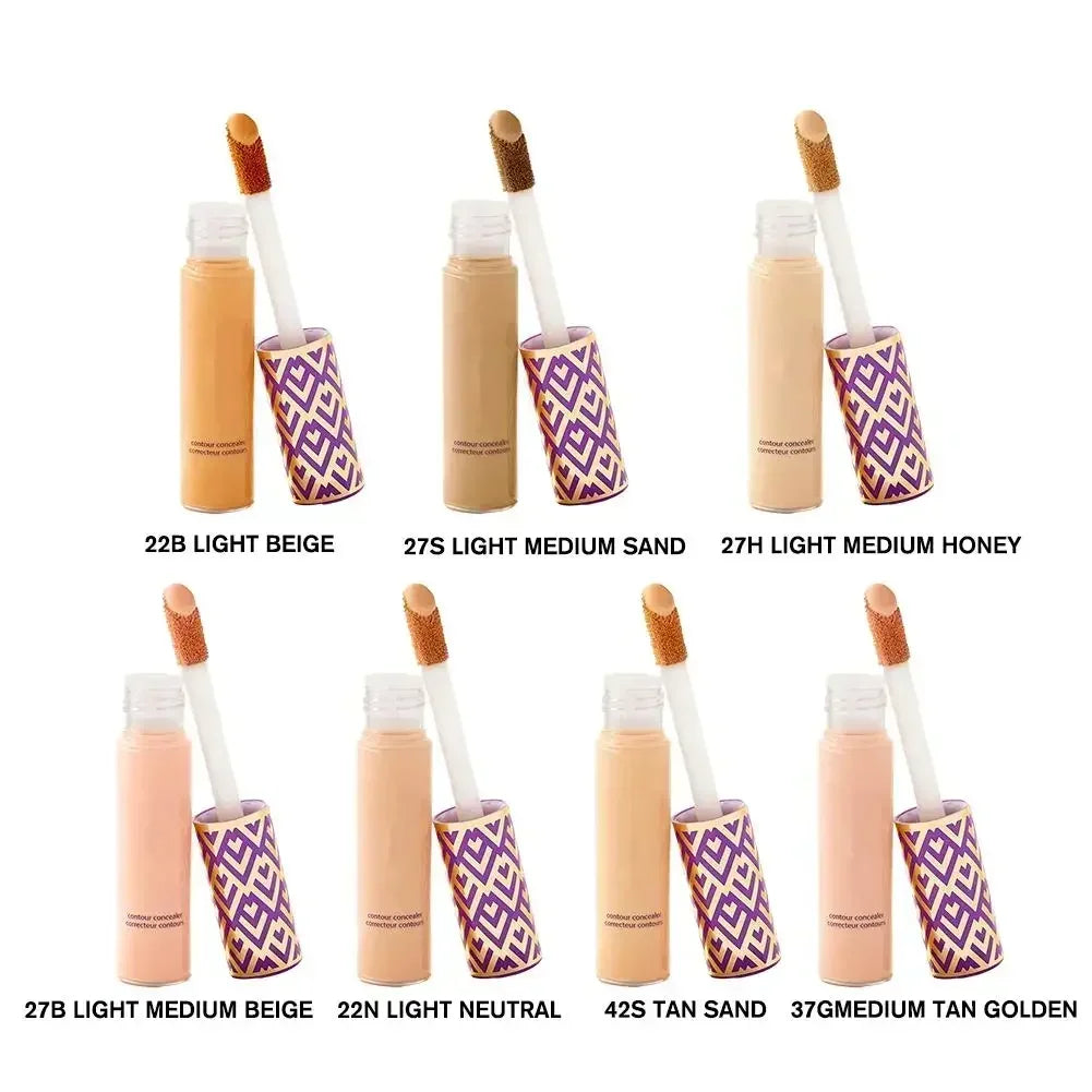 2025 Hot Liquid Concealer Base Cream Waterproof Oil-control Liquid Covering Black Circles Blemishes Spots Natural Woman Makeup