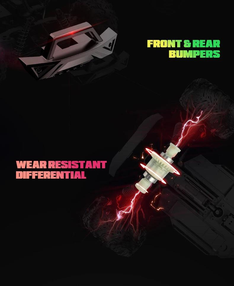 S626/S636 1:14 RC Car 4WD Off-road Monster 20KM/H High-speed Car Translucent Car Shell Drift Racing RC High-speed Boy Toy RC car