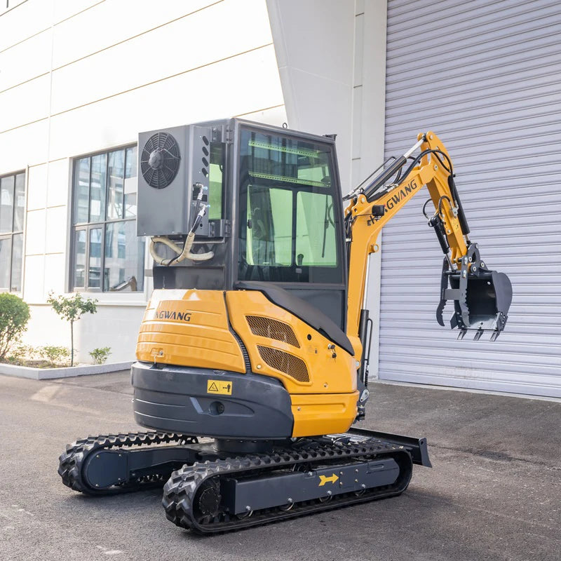 AC Cabin Mini Crawler Excavator Diesel Tractor 2.5 ton Hydraulic Compact Excavators 2 ton Mini Bagger Construction Machinery