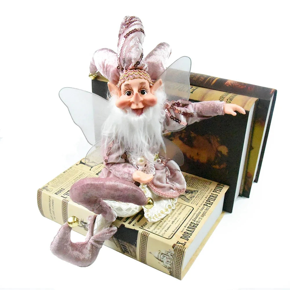 New 50CM Elf Doll Christmas Pendant Ornament Decor Elf Hanging Hanging Standing Decor Navidad New Year Kids Gifts