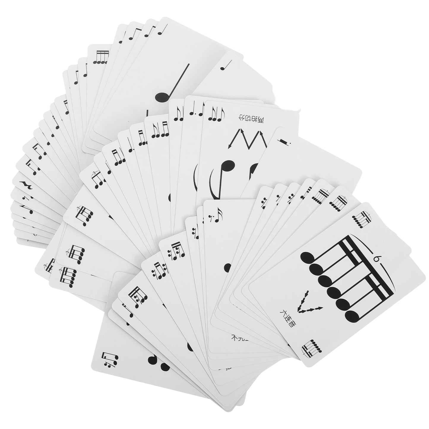 1 Box Education Flashcards Rhythm Practice Cards Music Theory Learning Game Music Teaching Props Sturdy Paper Note Cards
