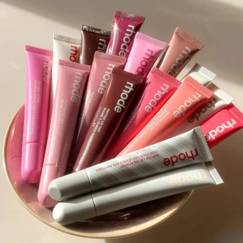 RHODE Cosmetics Peptide Lip Treatment New Lemontini Lip Glosses Blusher Skincare Products Face Cream Storage Bags Make Up Mirror