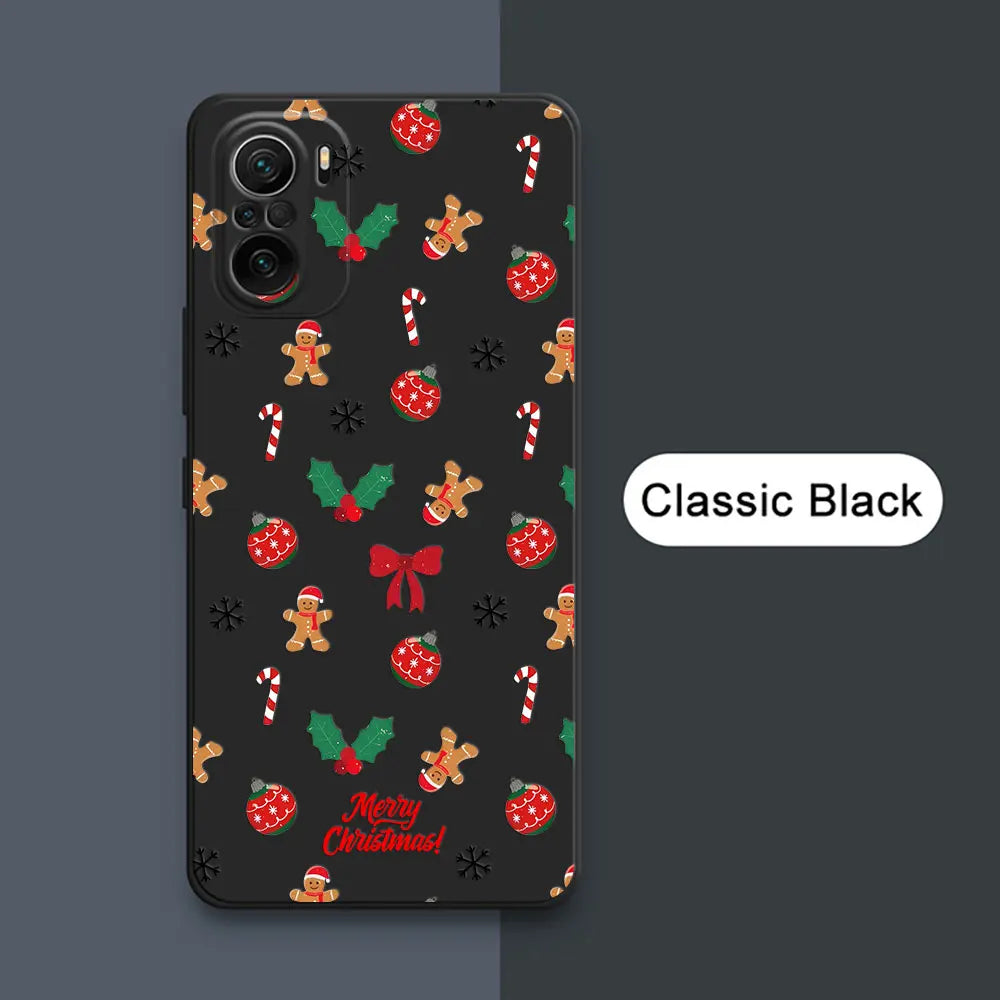 Merry Christmas Trees Bell Case For Xiaomi Poco X7 F7 M7 X4 X5 F6 M6 Pro 5G X3 Mi 11 10T 11T 12T 13T 14T 15T Pro 15 Phone Cover