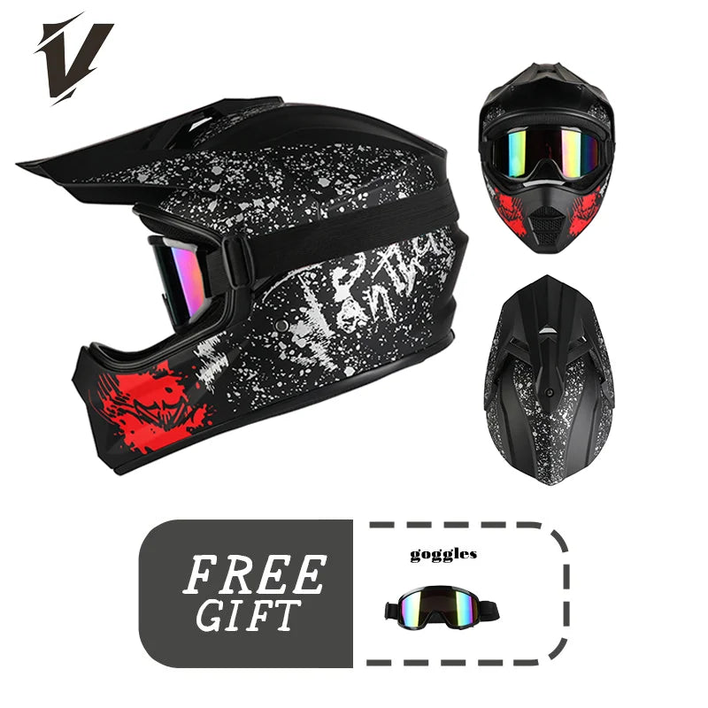 Motocross Helmet Motocross Bicycle Downhill Capacete AM DH ATV Cross Helmet Child Motorcycle Helmet Unisex