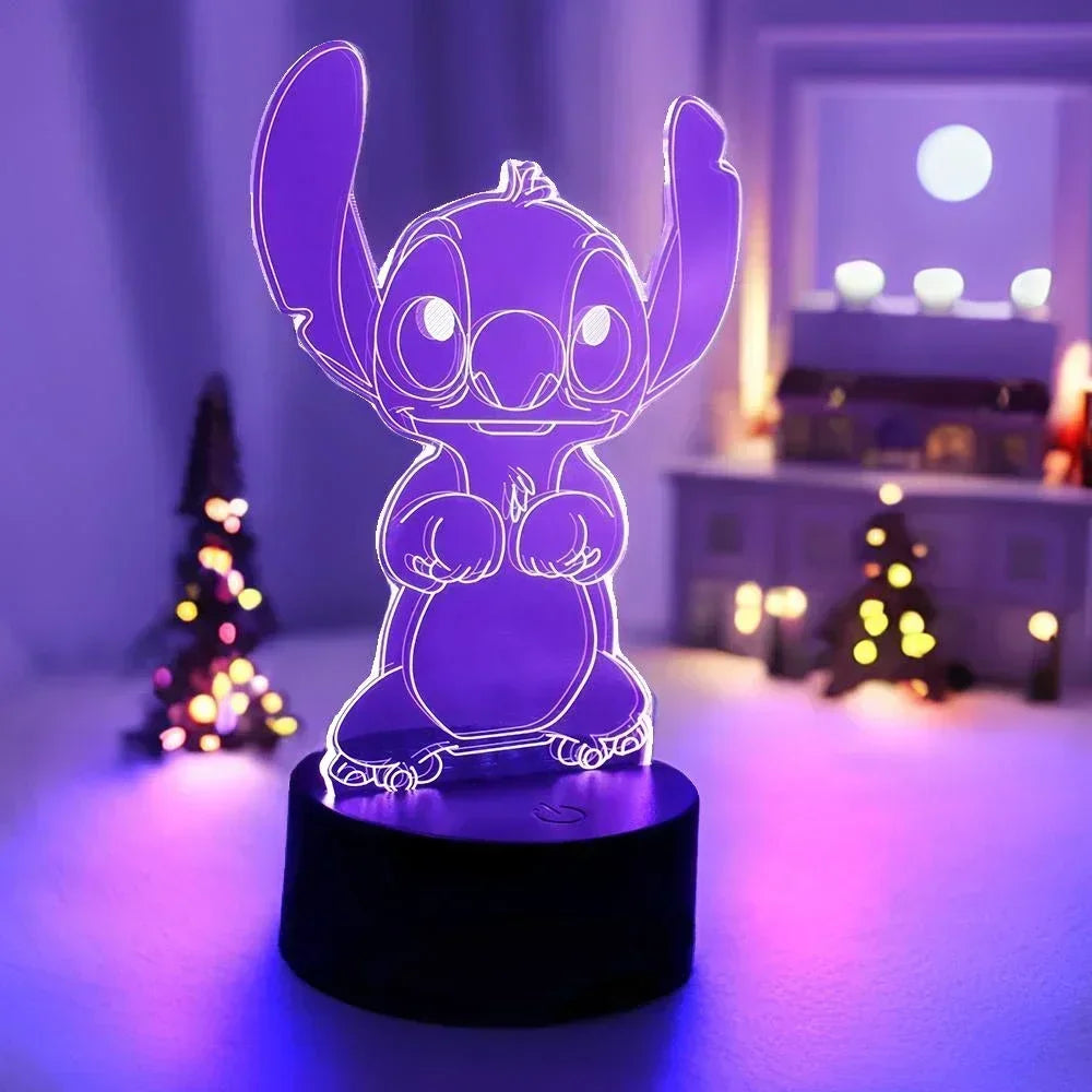 LED Night Ligh Illusion Stitch Lamps Remote Control Smart Touch Home Room Decor Lamp Christmas Valentine's Day Birthday Gifts