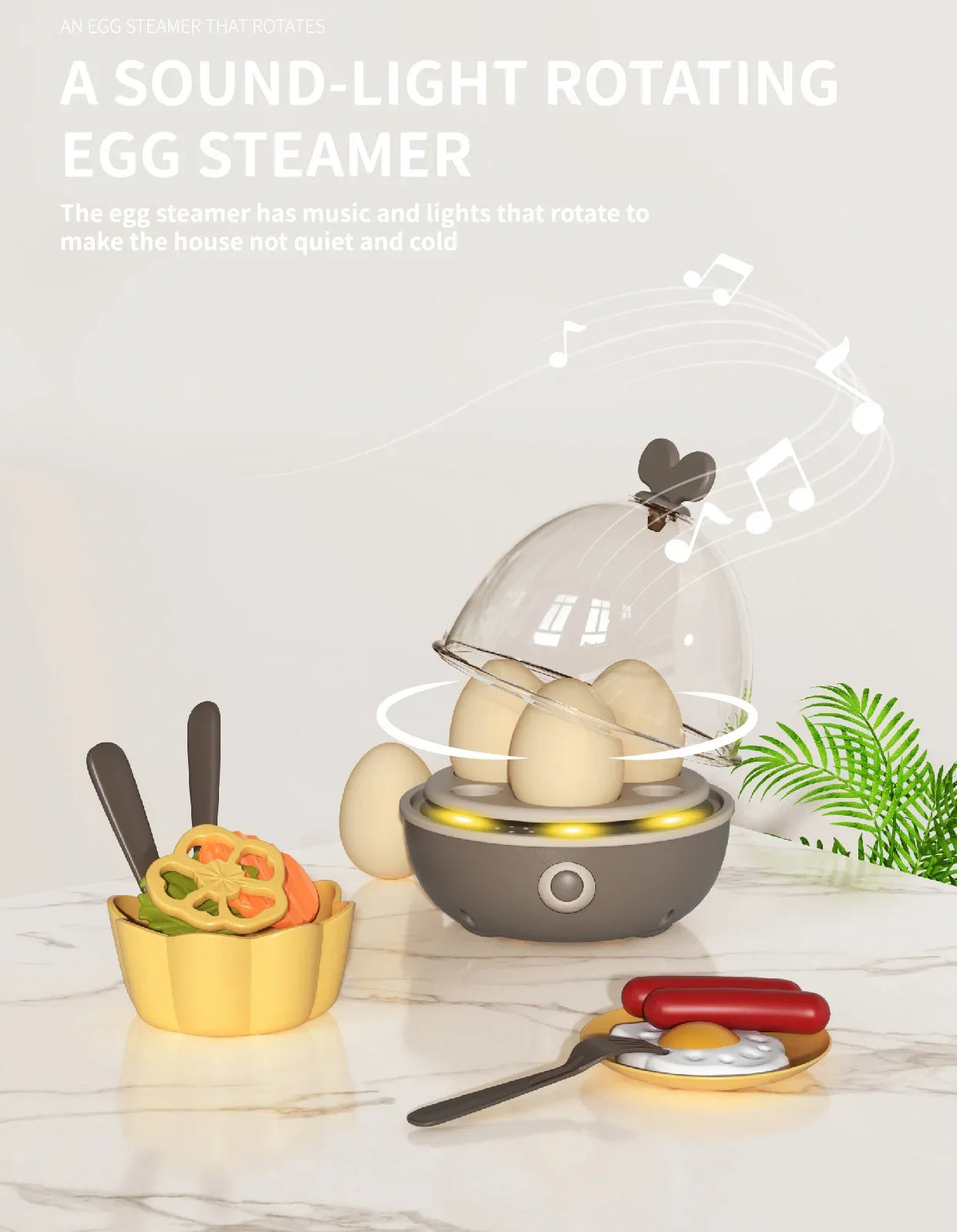 New 93cm Children's Simulated Spray Kitchen Tableware Set Sound Light Smoke Water Tableware Table Toy Christmas Gift Toy