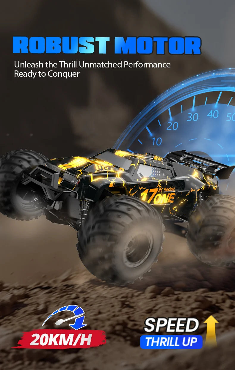 S626/S636 1:14 RC Car 4WD Off-road Monster 20KM/H High-speed Car Translucent Car Shell Drift Racing RC High-speed Boy Toy RC car
