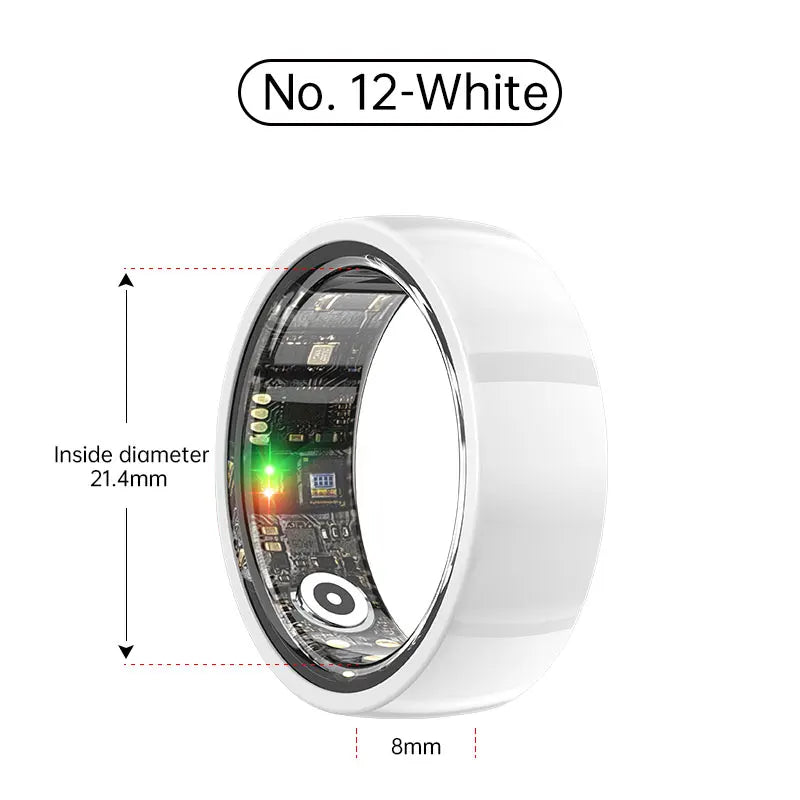Smart Ring Bluetooth 5.1 Sleep Camera Remote Control Multiple Exercise Modes Wearable Fitness Ring