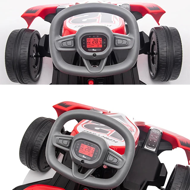 Kids Go Karts Car Electric 12v 4 Engine Battery Toy Boys Electric Classic Cars for Kids