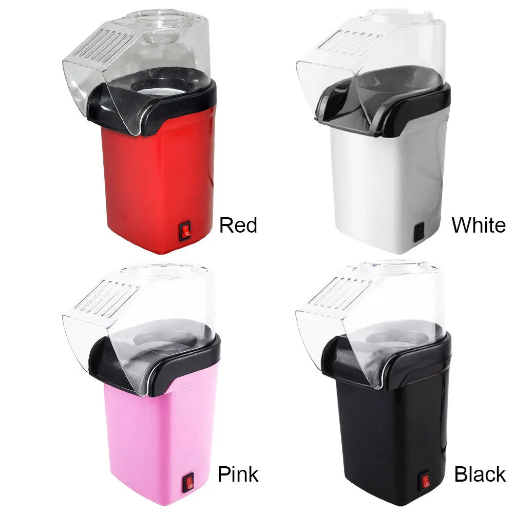 1200W Popcorn Machine High Popping Rate Hot Air Popcorn Popper Fast Electric Hot Air Popcorn Maker for Home